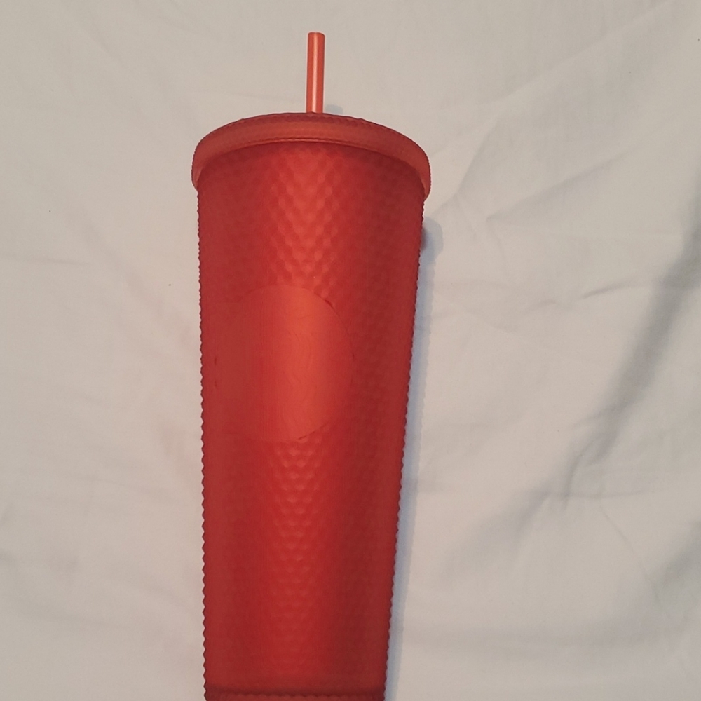 Starbucks red spiked tumbler